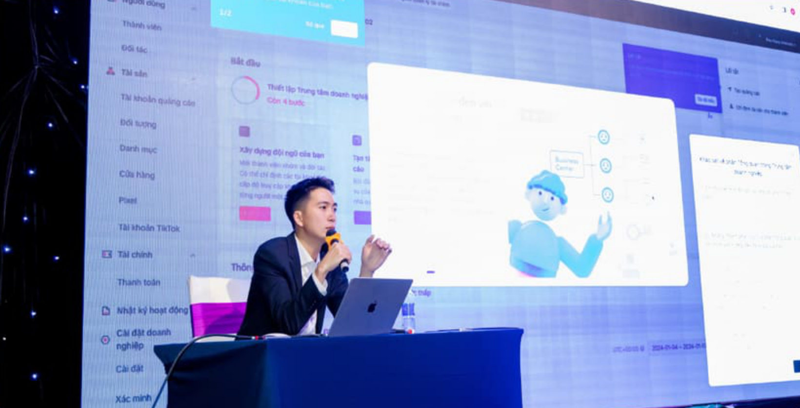 CEO Lê Duy Hiệp chia sẻ tại sự kiện đào tạo